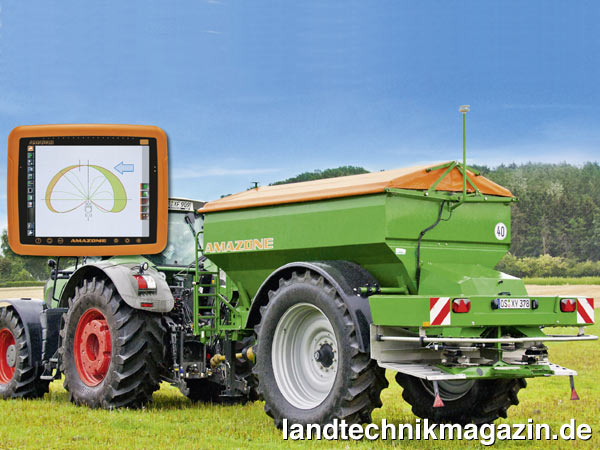 lDer neue Amazone Großflächenstreuer ZG-TS ist mit einer Wetterstation und dem neuen Auto-TS Streuwerk ausgestattet. Zusammen mit der AgApp WindControl ermöglicht diese Ausstattung einen Ausgleich des Windeinflusses beim Düngerstreuen.
