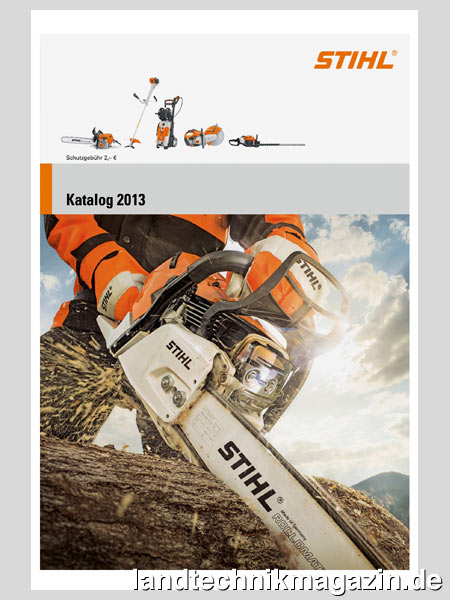 lDer neue Stihl Katalog ist da. Auf 260 Seiten erfahren die Leser*Innen alles Wissenswerte zum umfangreichen Produktsortiment und zu den Neuheiten des Motorgeräteherstellers für das Jahr 2013.