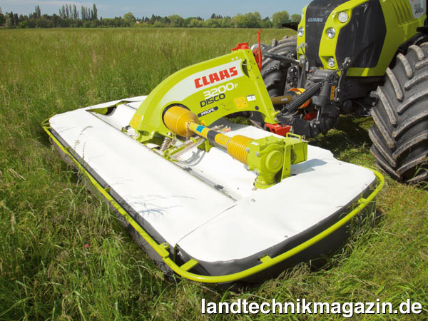 lAls Nachfolger der DISCO 3100 PROFIL Frontmähwerke stellt Claas die neuen Scheibenmähwerke DISCO 3200 F/FC/FRC PROFIL vor. Die Nachfolgemodelle wurden neu gestaltet und haben einen umlaufenden Schutzbügel erhalten.