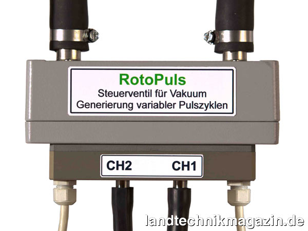 Bild: EuroTier Neuheiten-Goldmedaille 2014 für Melkmaschinenpulsator RotoPuls, BITEC Engineering, Romanshorn, Schweiz, Halle 27, Stand F52.