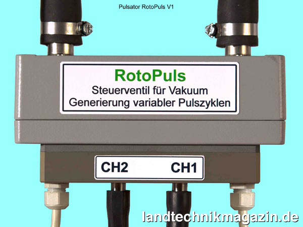 lBITEC zeigt auf der EuroTier 2014 den Melkmaschinenpulsator RotoPuls, mit dem der Verlauf der Pulskurve individuell programmierbar wird, um die Geometrie der Pulskurve den Bedürfnissen der Kuh, je nach Rasse, Zitzenform und Laktation, anzupassen.