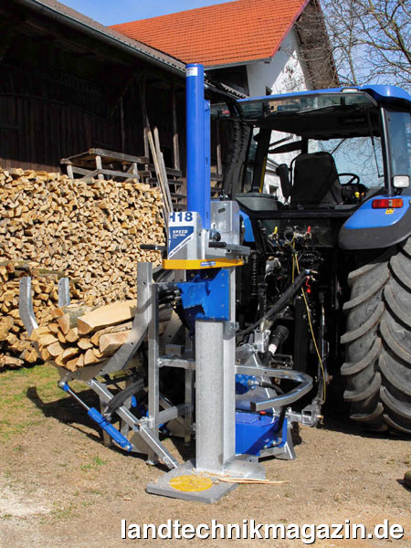 lBinderberger bietet die per Schlepper-Zapfwelle angetriebenen ECO-Holzspalter jetzt zum Sonderpreis an. Die Sondermodelle haben nach Herstellerangaben eine Spaltkraft von 13, 18 oder 27 Tonnen.