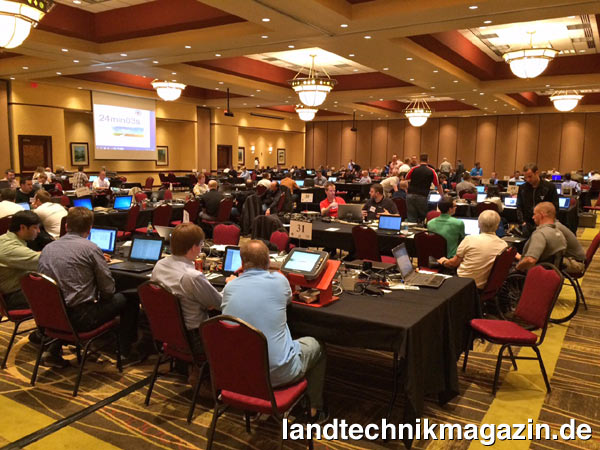 lNahezu 160 Entwickler aus zehn Ländern nahmen am AEF Frühjahrs-Plugfest in Lincoln, Nebraska, USA, teil. Getestet wurden 68 Produkte, darunter drei Farm Management Informationssysteme (FMIS), an 32 Stationen, was sich zu insgesamt mehr als 1.100 einzelnen Terminal/Geräte-Kombinationen addierte.