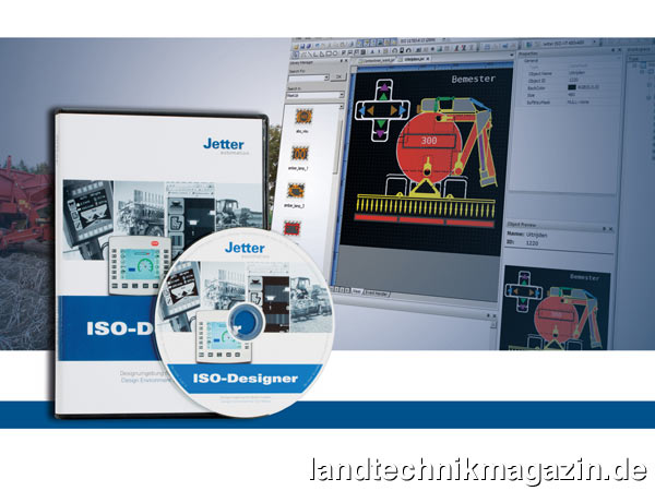 lDas Softwaretool ISO-Designer der Jetter AG zur Erstellung ISOBUS-konformer Masken kann ab sofort dauerhaft kostenlos und ohne Einschränkungen im Funktionsumfang genutzt werden.