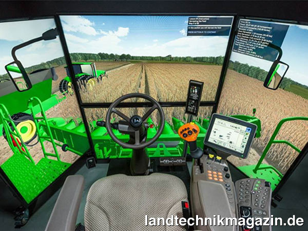 Bild: Agritechnica Neuheiten Silbermedaille 2015 für GoHarvest Premium Mähdrescher-Simulator, John Deere GmbH & Co. KG, Mannheim, Deutschland, Halle 13, Stand E30.