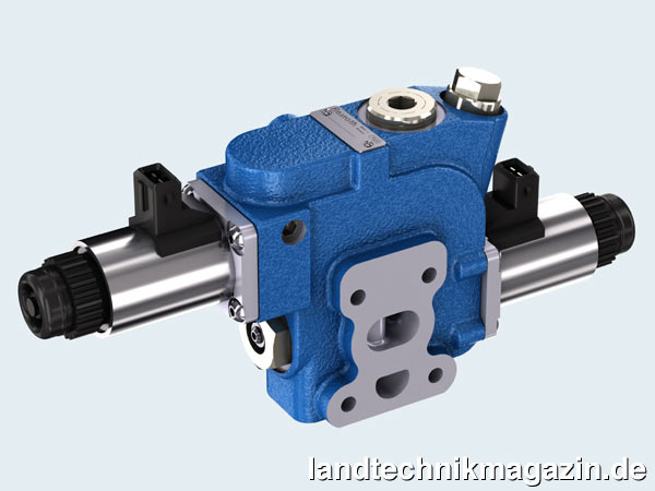 lDas neue EHR12-Ventil von Bosch Rexroth ergänzt den bewährten SM12-Steuerblock für kleinere Traktoren um die Funktion der Elektrohydraulischen Hubwerksregelung EHC (EHR).