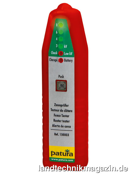 Zaunprüfer 8 KV, 8-stufig (1000 bis 8000V