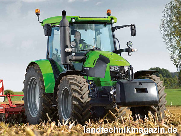 XL-Bild: Mit den drei Modellen 5105, 5115 und 5125 der neuen Serie 5 (Tier4f) ersetzt Deutz-Fahr die Baureihe 5C. Die Modelle der Serie 5 P/TTV (Tier4i) bleiben im Programm.