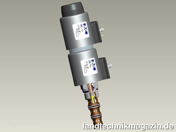 lDie neuen Eaton ESV9 Proportional-Einschraubpatronenventile bieten nach Herstellerangaben einen Nennvolumenstrom von 22 Litern pro Minute bei bis zu 250 Bar Druck.