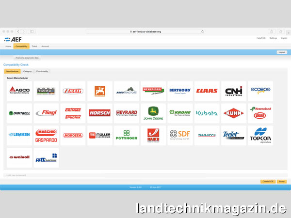 XL-Bild: Gerade kleinere Unternehmen sollen vom neuen AEF-Lizenzmodell für die ISOBUS Datenbank profitieren.