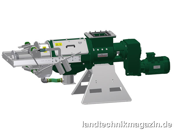 lDie Erich Stallkamp ESTA GmbH erweitert zur Agritechnica 2017 mit dem neuen Pressschnecken-Separator PSG 750 ihr Produktprogramm für die Separation von Gülle.