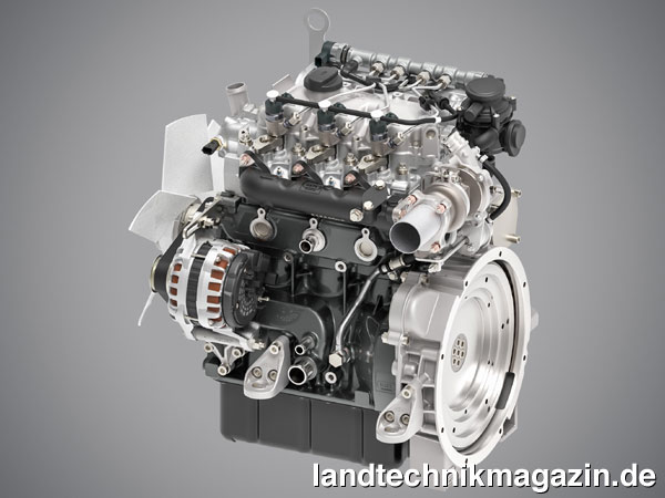 lDer neue Hatz Dreizylinder-Dieselmotor 3H50T bietet nach Herstellerangaben eine Leistung von 18,4 kW. Die Vorgaben der Abgasnorm EU Stufe V hält er ohne Dieselpartikelfilter (DPF) ein.