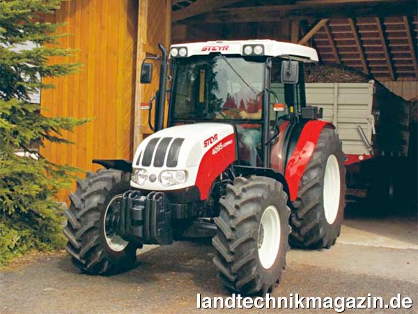 lSteyr erweitert die erfolgreiche Kompakt Baureihe um die Modelle 4085 und 4095 mit 86 PS (63 kW) beziehungsweise 97 PS (71 kW).