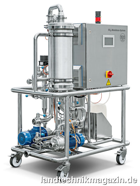 Bild: Intervitis Interfructa Hortitechnica Verarbeitung und Prozesssteuerung Gold-Medaille 2018: SO2 Membran System (Bild: K+H process tec GmbH)
