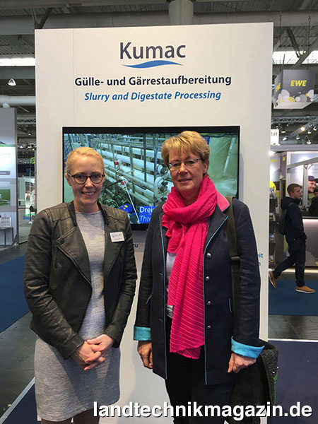 XL-Bild: Auch Niedersachsens Ministerin für Ernährung, Landwirtschaft und Verbraucherschutz, Barbara Otte-Kinast, informierte sich auf dem EnergyDecentral-Messestand von Weltec Biopower.