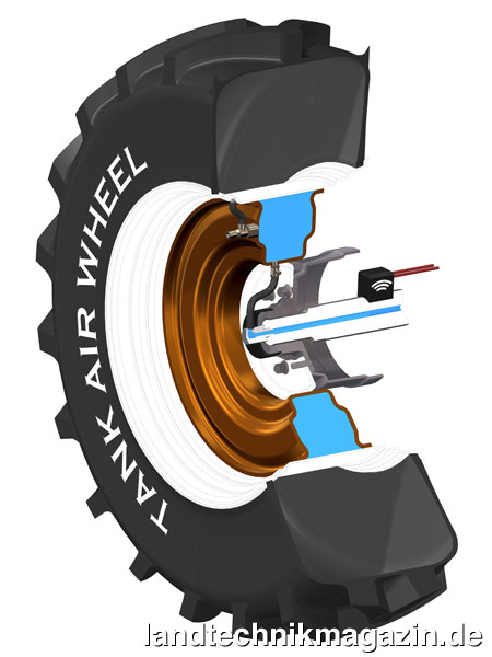 XL-Bild: SIMA 2019 Silber-Medaille: Tank Air Wheel, Sodijantes Industrie, Falaise, Frankreich, Halle 4, Stand K015