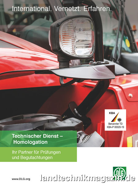 XL-Bild: Das DLG-Testzentrum erfüllt alle Anforderungen der ISO 17025 und hält in der Kooperation mit drei Partnern auch die Benennung als Technischer Dienst für die Homologation von Fahrzeugen und Fahrzeugteilen durch das Kraftfahrt-Bundesamt.