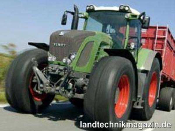 lNeues Fendt-Flaggschiff: 936 Vario mit 60 km/h Endgeschwindigkeit.