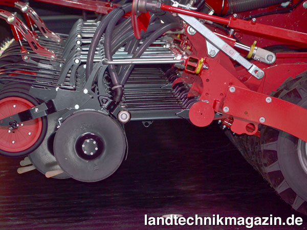 Bild: Das neue Parallelogramm-Schar PowerDisc für die Horsch Pronto verfügt über großdimensionierte Lager und ist besonders robust.