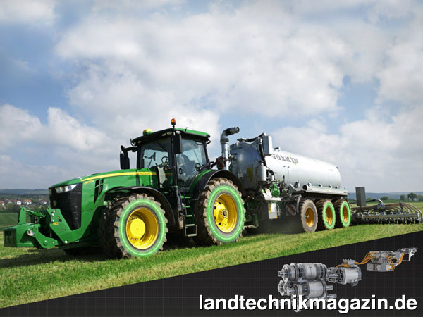 XL-Bild: Innovation Award Agritechnica 2019 Neuheiten Goldmedaille für eAutoPower Getriebe und intelligentes e8WD System, John Deere Walldorf GmbH & Co. KG, Halle 13 Stand C40 und JOSKIN S.A., Belgien, Halle 4 Stand C12.