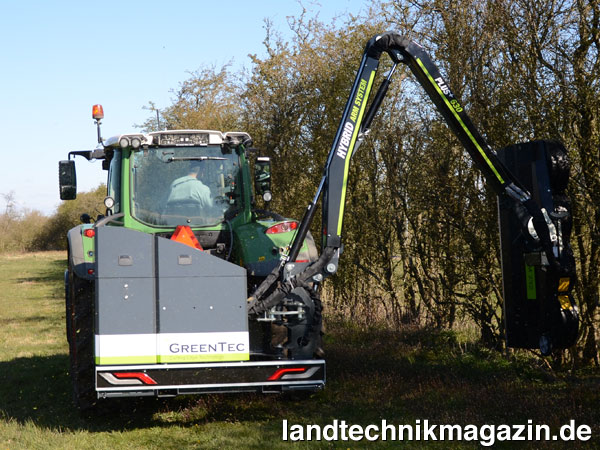 Bild: Innovation Award Agritechnica 2019 Neuheiten Silbermedaille für Auslegemäher-Baureihe Scorpion, GreenTec A/S, Dänemark, Halle 26 Stand F12