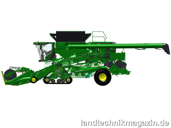 Bild: Innovation Award Agritechnica 2019 Neuheiten Silbermedaille für Effizienzpaket für Großmähdrescher, John Deere Walldorf GmbH & Co. KG, Halle 13 Stand C40