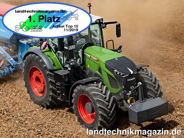 XL-Bild: Die Fendt Traktoren-Neuheiten zur Agritechnica 2019 belegten im November 2019 den ersten Platz in den landtechnikmagazin.de Artikel Top 10.