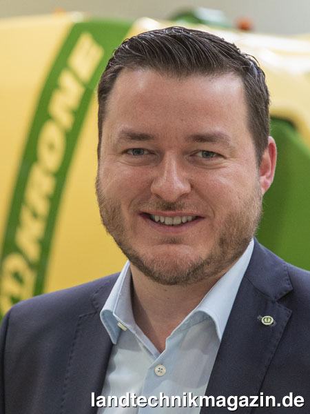 lHenrik Feldmann ist neuer Marketingleiter bei der Maschinenfabrik Bernard Krone GmbH.