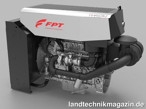 XL-Bild: Beim neuen FPT Industrial PowerPack-Cursor-9-Motor sind alle wichtigen Nachbehandlungskomponenten bereits vormontiert – entweder bereits ab Werk am Motor oder als separater vormontierter Bausatz.