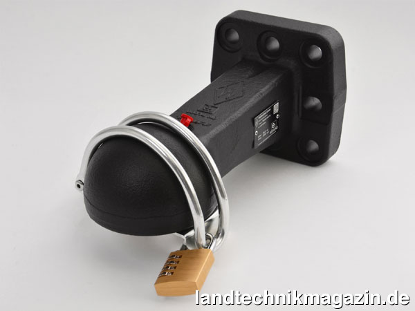 lDas neue Walterscheid Kalottenschloss ZKK80 fungiert als Diebstahlsicherung bei Anhängegeräten und lässt sich nach Herstellerangaben an allen gängigen Zugkugelkupplungen mit 80 mm Durchmesser anbringen.