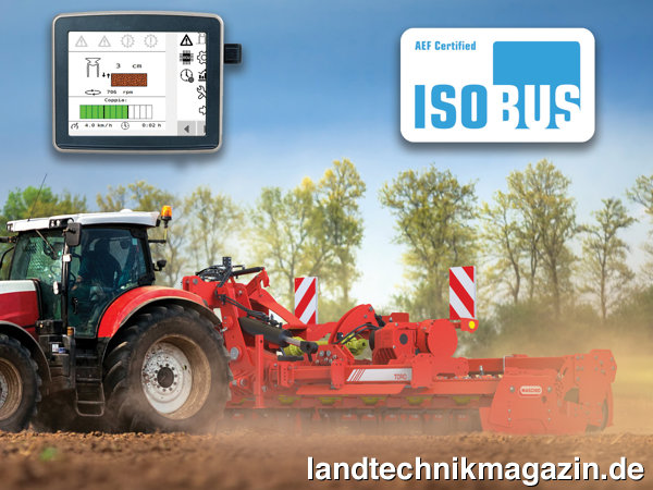 XL-Bild: EIMA Technical Innovation 20 21: Maschio Gaspardo SpA, Toro Isotronic – Kreiselegge mit ISOBUS-Bedienung.