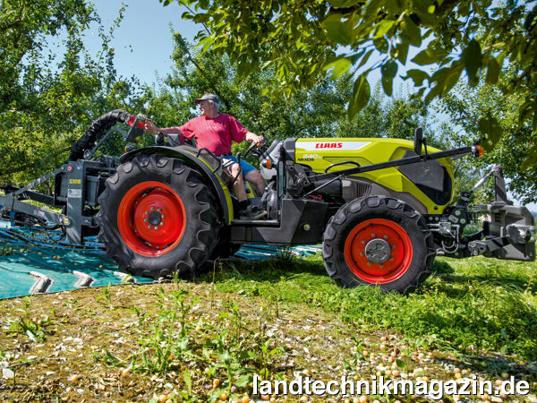 Bild: Die neuen Spezialtraktoren Claas NEXOS in den Ausführungen MD, LD, L und XL sind auch als TREND Plattform Variante erhältlich.