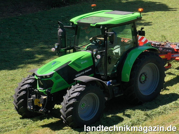 lDie neuen Deutz-Fahr Traktoren 6115 C, 6125 C und 6135 C der Serie 6C decken einen Nenn-Leistungsbereich von 114 bis 136 PS ab und können wahlweise mit POWERSHIFT Teillastschaltgetriebe, TTV Stufenlosgetriebe oder dem neuen Volllastschaltgetriebe RVSHIFT bestellt werden.