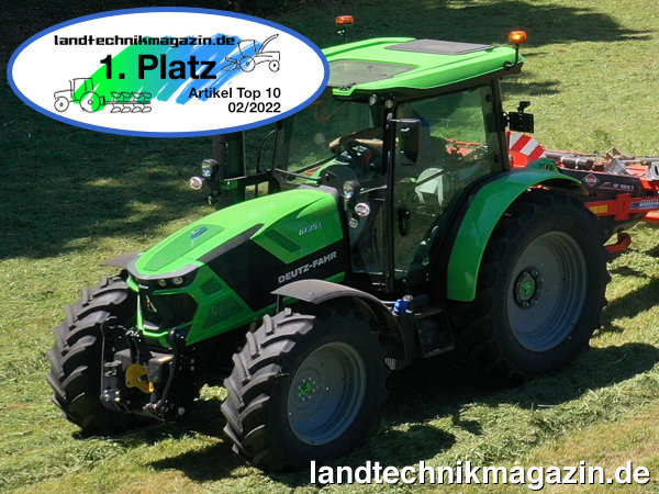 lDie neuen Deutz-Fahr Serie 6C Traktoren belegten im Februar 2022 den ersten Platz in den landtechnikmagazin.de Artikel Top 10.