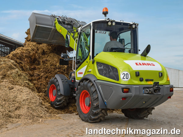lDie Baureihe der kleinen Claas TORION erhält mit dem TORION 530 ein neues Einstiegsmodell mit 46 PS.