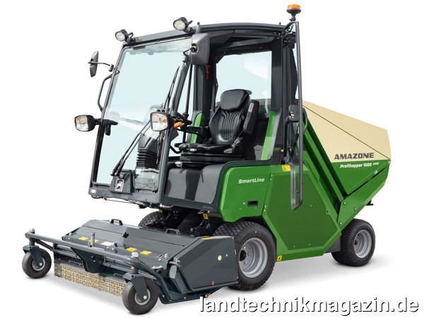 lDie neue Kabine für den selbstfahrenden Amazone Mäher Profihopper 1500 SmartLine bietet nach Herstellerangaben erhöhten Arbeitskomfort.