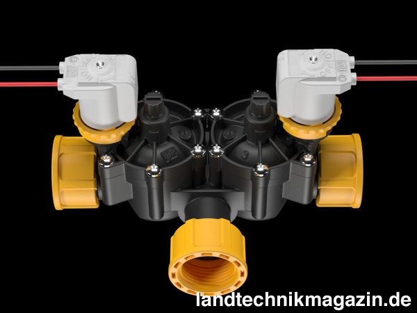 Bild: EIMA 2022 Technical Innovation Contest »Mention«: RPE Srl, 6th SERIES CONNECT’EEDY PLUS – Doppel-Magnetventil für Bewässerungssysteme.
