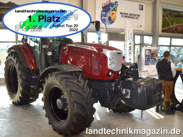 XL-Bild: Der Bericht über die neuen McCormick X6.4 P6-Drive Traktoren belegte in den landtechnikmagazin.de Artikel Top 20 für das Gesamtjahr 2022 den ersten Platz.