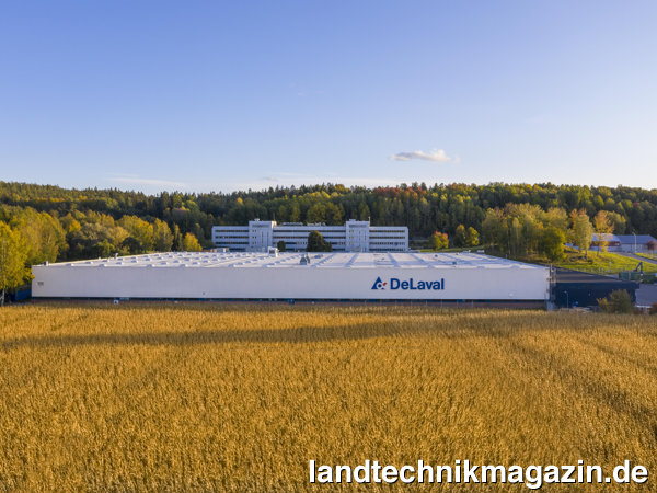 XL-Bild: Geplant ist, die neue DeLaval VMS Produktionsstruktur in Tumba, Schweden, bis 2024 umgesetzt und einsatzbereit zu haben.