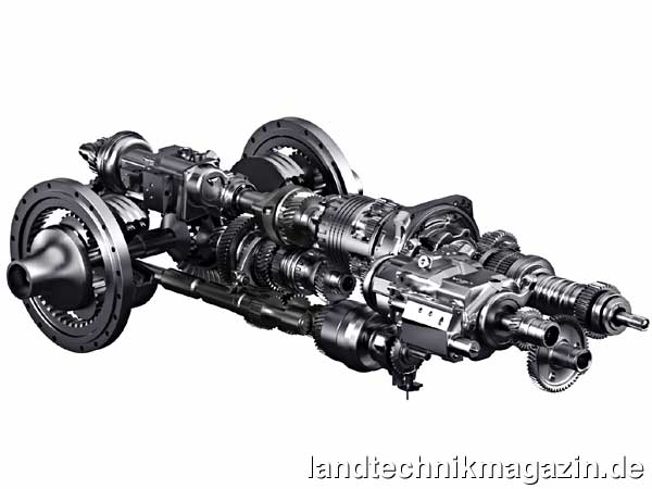 Bild: Die neuen Getriebe wurden von Valtra selbst entwickelt und werden auch von Valtra gefertigt. Im Wesentlichen sind die stufenlosen Getriebe in den Direct-Modellen...